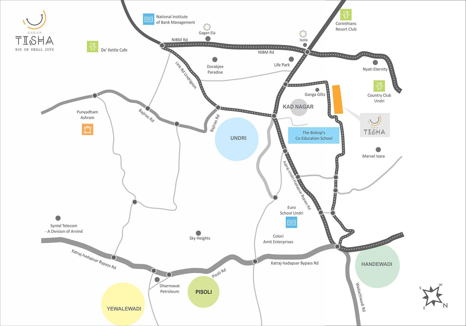 Gagan Tisha Location Map